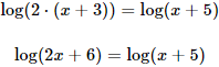 ecuaciones logarítmicas resueltas y explicadas